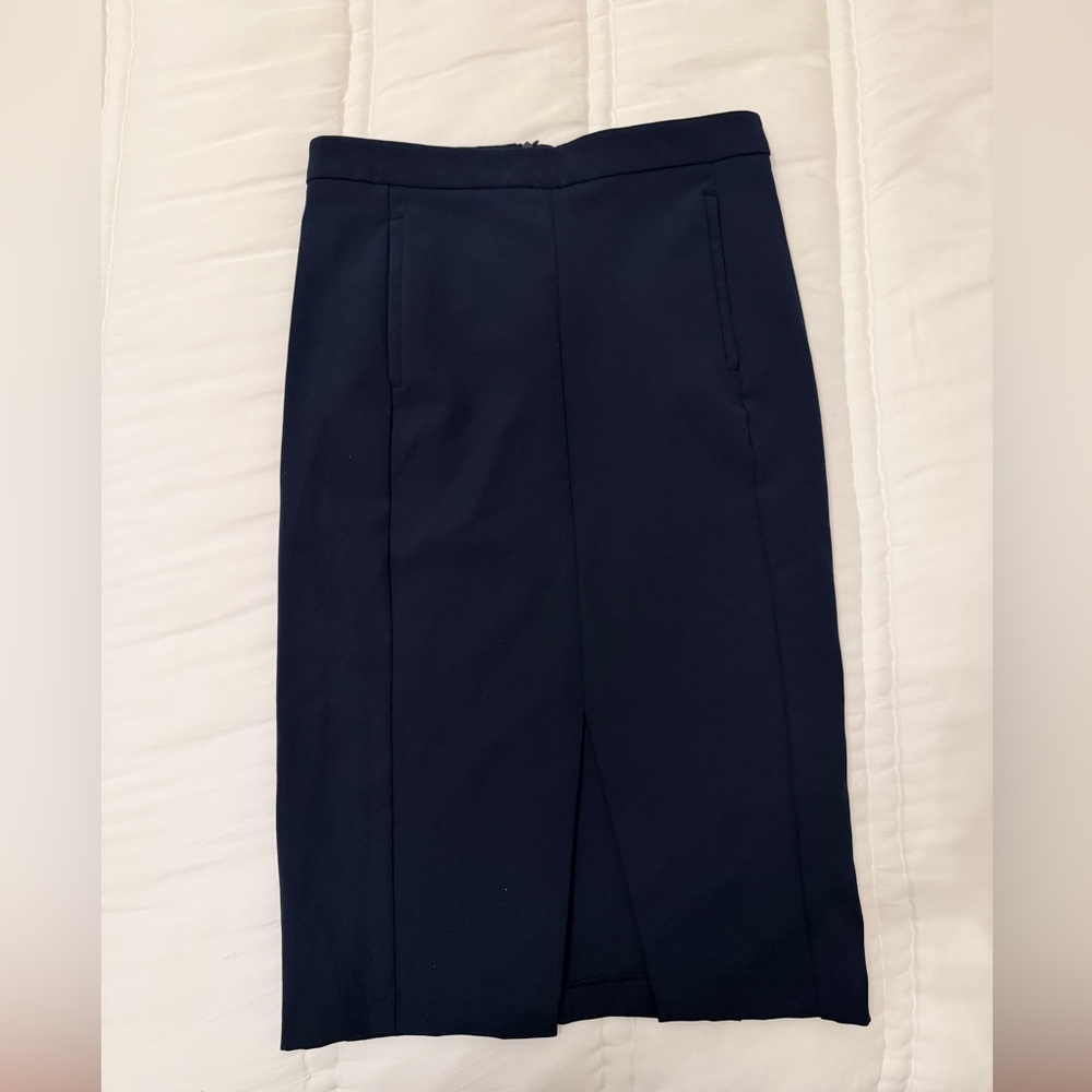 Zara Dark Blue Pencil Skirt
